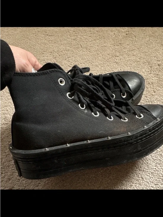 🖤SOLD🖤Converse | All Star Platform Studded Hi Tops - Picture 5 of 13